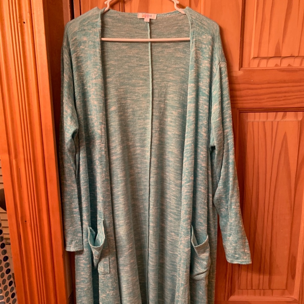 Lularoe mint heathered Sarah, size large